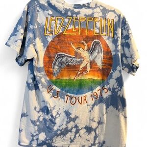 Led Zeppelin Short Sleeve Tie-Dye Tour T-Shirt - Medium